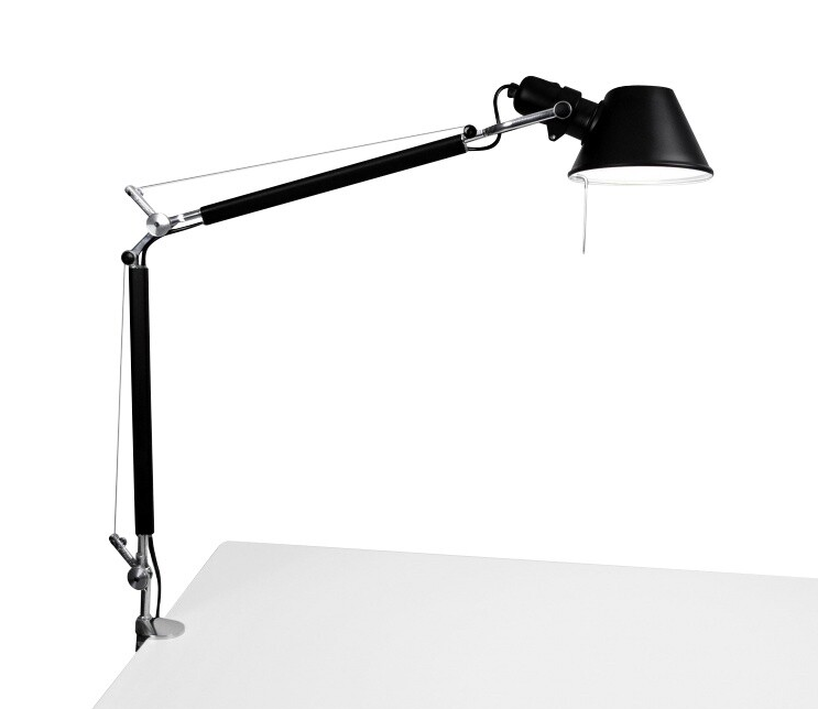 Tolomeo Mini Black with Clamp
